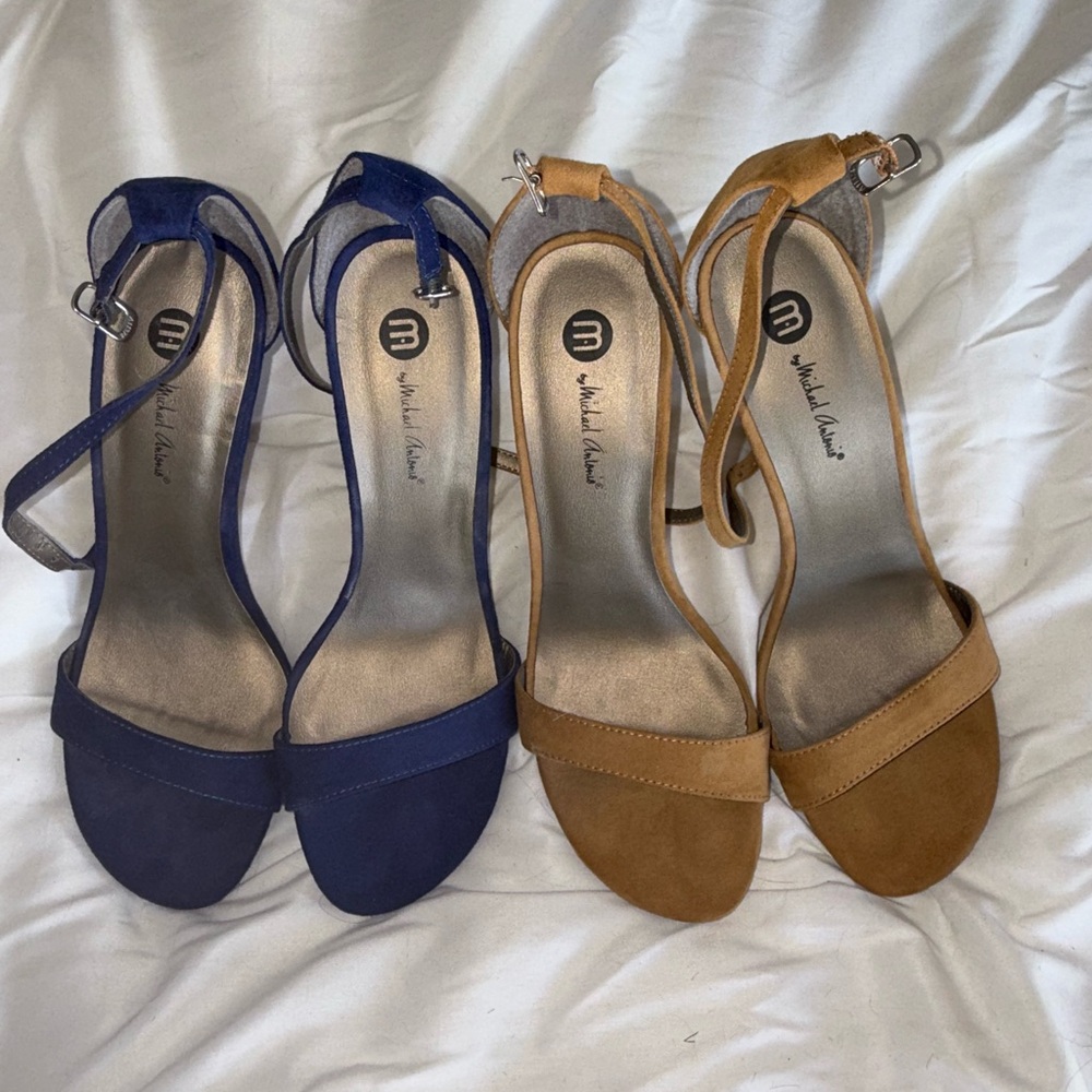2 pairs Michael Antonio sandals size 8